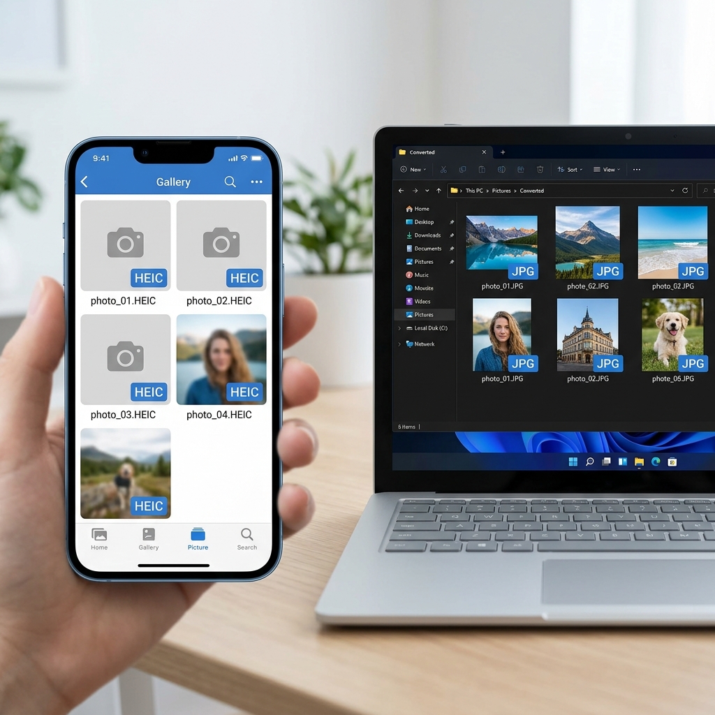 HEIC to JPG: How to Convert iPhone Photos Without Uploading