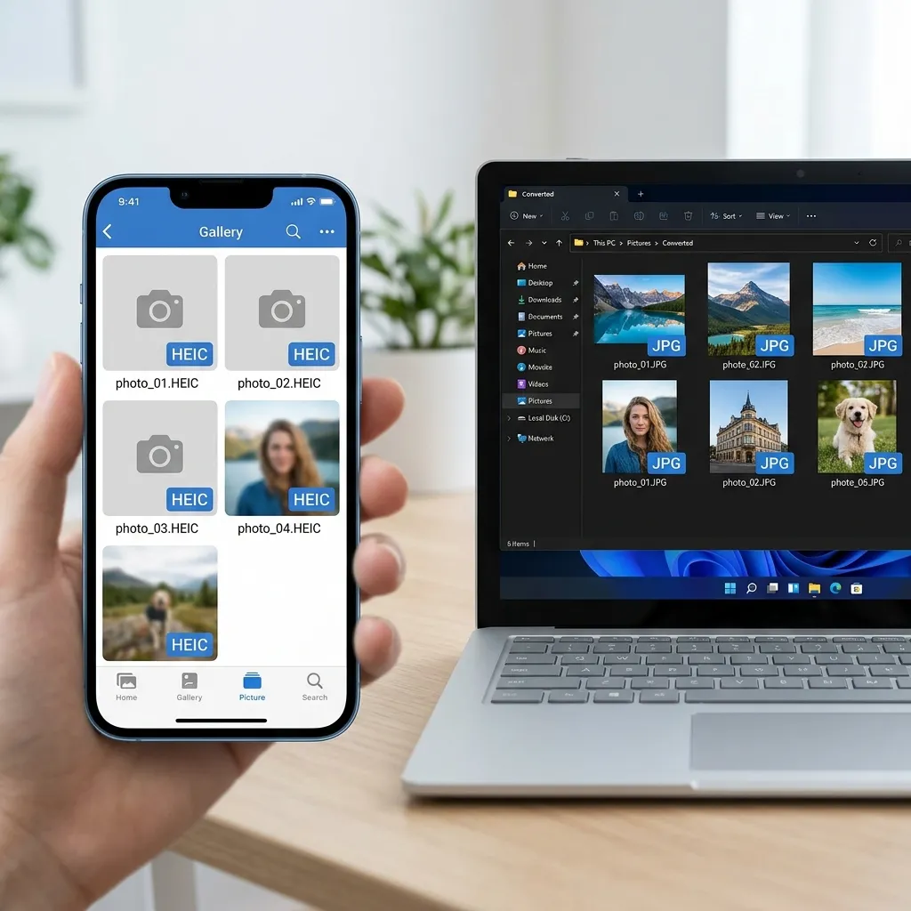 HEIC to JPG: Convert iPhone Photos Offline
